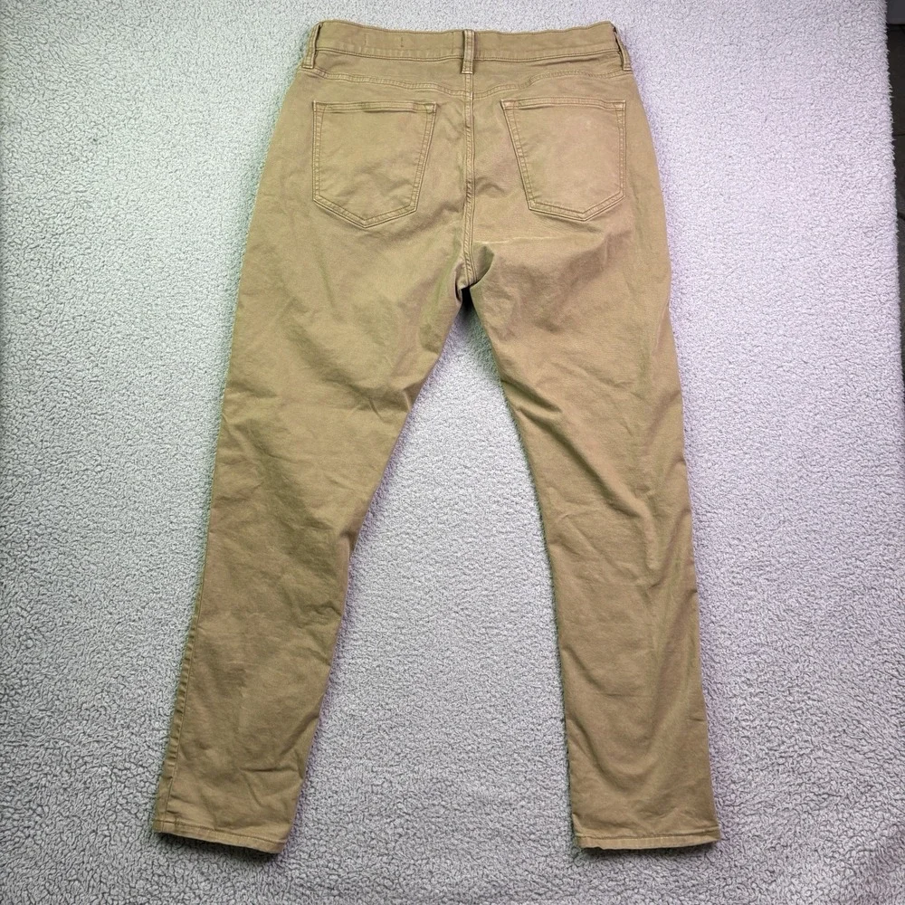 Flint And Tinder Pants Mens 30x29 Beige Khaki Minimalist Outdoor Slim Fit - Picture 2 of 11